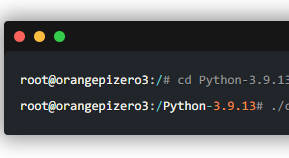 香橙派Zero3更新python到指定版本